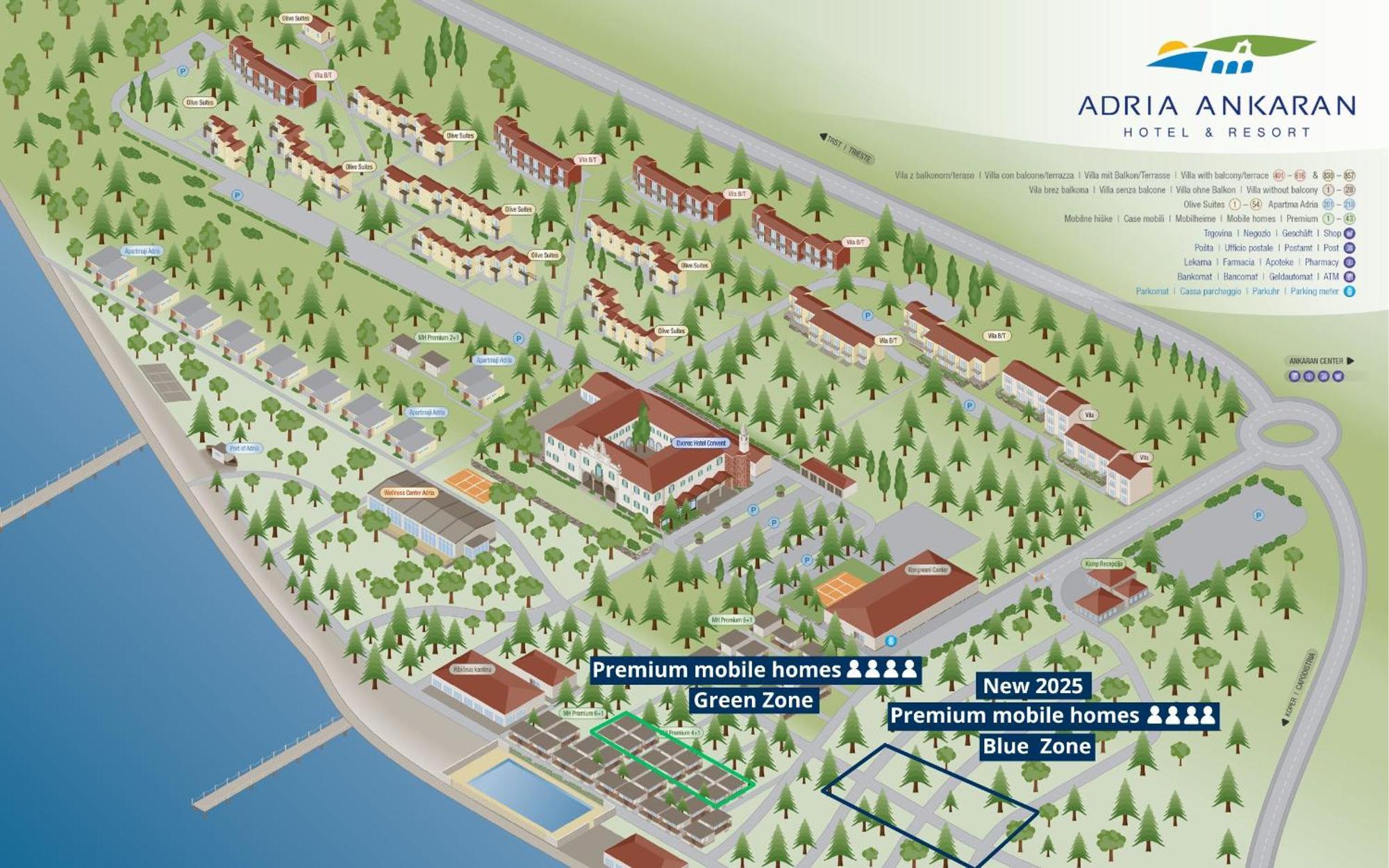 Premium Mobile Homes - Hotel&Resort Adria Ankaran Exterior foto
